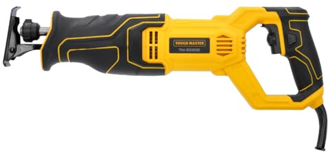 TOUGH MASTER Reciprocating Saw 710W with 2 Blades 2800RPM Variable Speed Tool-Free Blade Change Electric Corded Sabre Saw for Wood Metal Cutting