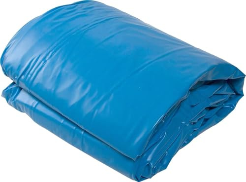 Gre SP358F - Poolfolie für runde Pools, 350 x 132 cm (Durchmesser x Höhe), Overlap System, Farbe Blau