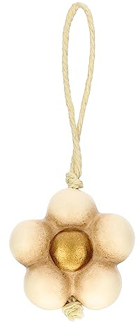 THUN, Set 5 Segnaposto a Forma di una Margherita in Ceramica Decorata a Mano, 2x1x2 cm h