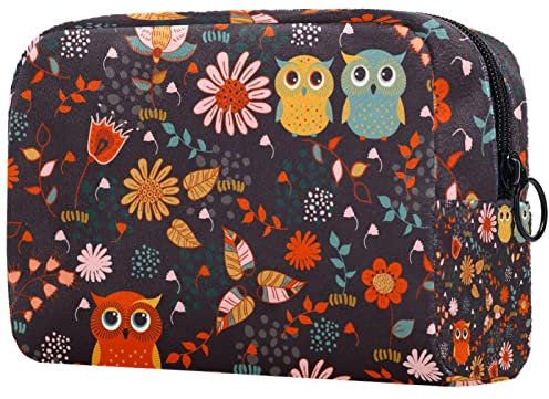 Eule Muster Kosmetiktasche Reisekosmetiktasche Schminktasche für Damen