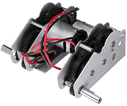 ZEZEFUFU Stahl Getriebe Antriebssystem Getriebe für Heng Lange 3818-1 1/16 RC Tank Metall Motor Motor Box Reparatur Teile