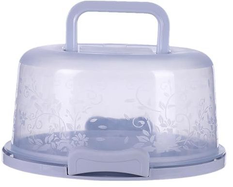 Porte Gâteau | Boîtes À Gâteaux | Boîte De Transport Pour Un Gâteau | Boite À Gâteau Portable Avec Poignée Récipient | Multifonctionnel Réutilisable Avec Poignée Pour Fruits, Biscuits Et Légumes