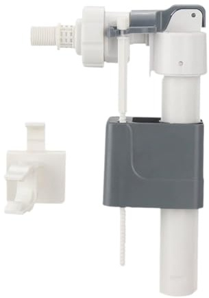 LOVIVER Hidden Toilet Tank Fill Valve, Water Inlet Valve Toilet Component Wall Hung Toilet Tank Part for Home Shop Housewarming Hotel, 1.6cm 13.5x5x22cm