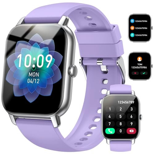 Togala Smartwatch con Effettua/Risposta Chiamate, Orologio Smartwatch Uomo Donna, 1.85'' Fitness Tracker con 114+Sportive/Sonno Cardiofrequenzimetro, Impermeabil IPx9, Smart Watch per Android iOS