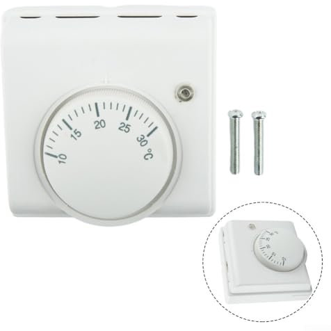 Jonikuper Thermostats thermostats de chaudière thermostats de chauffage central, thermostats d'ambiance pour chauffage au sol, thermostats mécaniques de pièce, amis fiables pour votre maison