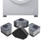 Washing Machine Anti Vibration Feet Pads,Anti Vibration Mat,Rubber Feet pad, Shock Absorber, Non-slip Fixed Pads,for Dryer, Washing Machine, Dishwasher