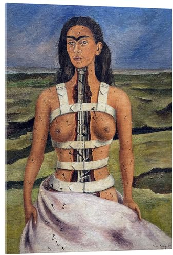 Posterlounge Die zerbrochene Säule, 1944 Acrylglasbild | 30 x 40 cm von Frida Kahlo Wandbilder Wanddeko
