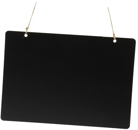 TOGEVAL Hängendes Kreidetafelschild Aus Hochwertigem Material Doppelseitiges Memo Board Zum Aufhängen Löschbare Wandtafel Für Nachrichten Türdekor Und Praktisches Schreibtafel Zuhause Büro