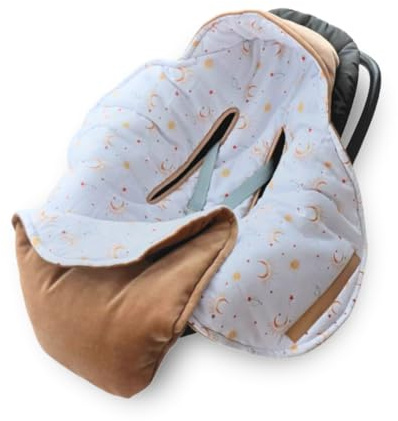 Just in Cotton Einschlagdecke Babyschale Kinderwagen Baby Decke