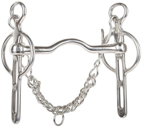 Amesbichler Reitsport Harry`s Horse Liverpoolkandare Stange mit Zungenfreiheit Edelstahl mit Kette