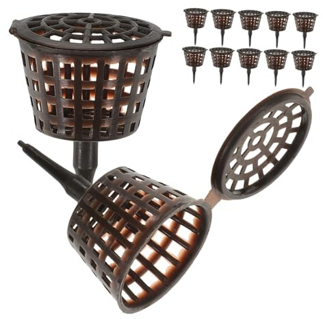 MERRYHAPY 20 Pezzi Contenitori Fertilizzante per Bonsai in Plastica con Scatole Resistenti per Nutrienti Piante in Accessori Giardinaggio S Colore Caffè