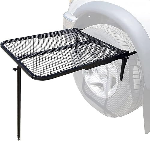 Tragbarer Autoreifen-Picknicktisch, Klapptisch Mit Autoreifen Transportabel, Leichter Outdoor-Esstisch, Höhenverstellbar, for Wohnmobil-Camping, Outdoor-Abenteuer