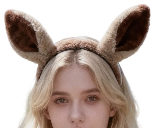 Generisch Cosplay-Haarreif Pferdeohren – 15cm Plüsch & Polyester Stirnband | Niedliches Accessoire Für Kinder & Erwachsene Bühnenauftritte, Karneval, Halloween & Fotoprojekte