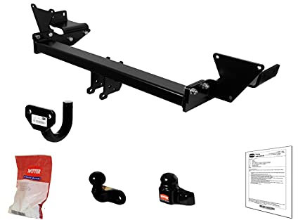 Anhängerkupplung mit festem Flansch (Zwei Löcher) für Renault Kangoo MPV/Van (MK2) Phase 1,2+3 (außer Bebop + AdBlue) (1/2009-)