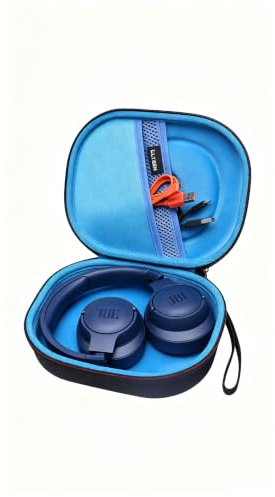 L LTGEM Headphone Case for JBL/Sony/Soundcore/JLab Blue