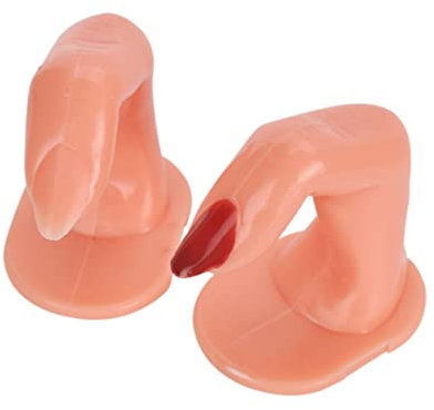 Beatifufu 10stücke Maniküre-übungsfinger Für Nailart-training Wiederverwendbar Hochwertiges Material Simulation Geeignet Für Acryl Und Gel-nägel Praxisfinger Anfänger Und Profis