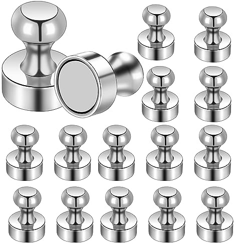 OCEUMAOA Magneti Neodimio 16 Pezzi Calamite Potenti Calamite Piccole Magneti per Lavagna Magnetica Calamite Frigorifero 12x16mm per Lastre Magnetiche Frigo