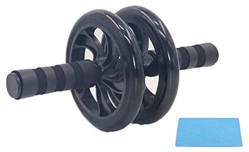 WatSKY Bauchtrainer AB Roller Premium I Bauchmuskeltrainer I AB Wheel Muskeltrainer I Bauchtrainer mit Kniepolster I Bauchroller mit Komfortgriffen