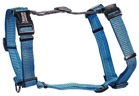 Blue-9 Reflective Balance Harness® for Dogs, No-Pull, Buckle-Neck, Blue,M/L