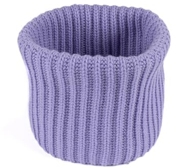 ENEA CASHMERE Halswärmer aus Merinowolle, Lila, One size