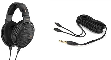 Sennheiser HD 660S2 Wired Audiophile Stereo Headphones & 3m Replacement Cable, Black