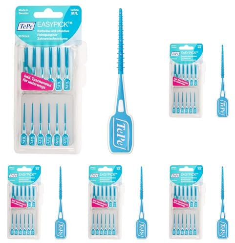 TEPE Interdentalbürst Easy Pick blau, Size M/L, (Pack of 36), M/L (180er Pack)
