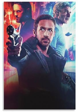Voliko Filmposter Blade Runner 2049, Leinwand-Kunstdruck, Poster, Foto, Gemälde, Poster, Raumdekoration, 50 x 75 cm