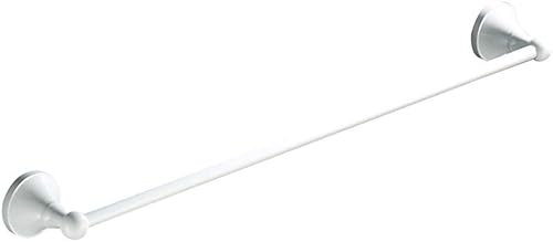 MKAK Haushalt Tuch Bars, Metall Messing Bad Handtuch Rack Hardware Dekoration Zubehör Badezimmer Weiße Handtuchstände Bad Handtuchstange