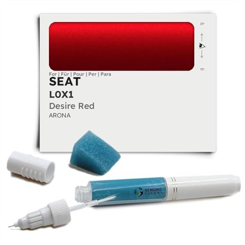 Genuine Colors Lackstift Desire RED L0X1 für SEAT Rot Arona