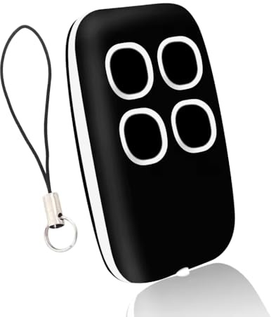 Universal-Tor-Fernbedienung, Rolling Code und fester Code, 280-868 MHz, 4 in 1 Multifrequenz, Tor-Fernbedienung kompatibel mit mehr als 90 Marken, Universal-Fernbedienung 433 MHz (weiß)