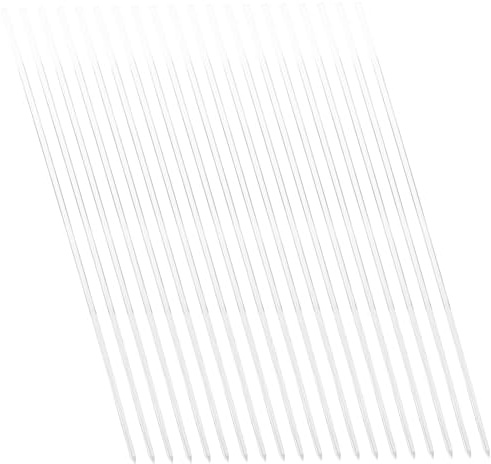 POPETPOP 20 Pièces Lot de Tuteurs Transparents Acrylique pour Plantes Intérieur Support Tige Unique pour Orchidées Vigne Grimpante et Plantes Pot Aide Croissance Verticale Stable