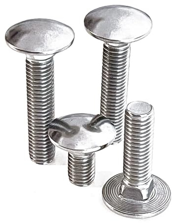 M10-Schlossschrauben aus Edelstahl 304, großer Rundkopf mit Vierkantansatz for Kabelrinnen, Regale und Holzkonstruktionen(M10*200 (4 pcs))