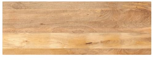 Genérico Tablero de Mesa Rectangular Madera Maciza Mango 140x50x2,5 cm,Mobiliario,Accesorios para mesas,Tableros para mesas,Marrón,371464