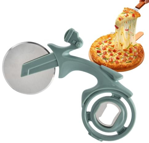 Tagliapizza a Rotella,Divertenti Utensili Da Taglio A Forma Di Bicicletta | Rotella Tagliapizza Da Cucina E Forno,per Fornitura da Cucina, Pasticceria, Picnic, Campeggio, Festa