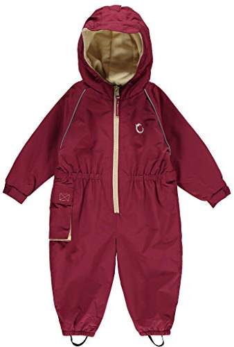 Hippychick Waterproof All In One Shell Rainsuit Splashsuit Snowsuit for Kids - Raspberry 18-24 mths