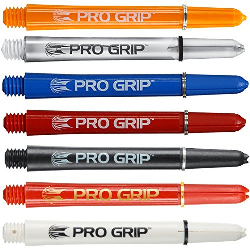 Bullydarts Target Pro Grip Dartschäfte mit Feststellringen – 15 Schäfte (5 Sets)