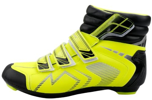 Scarpe Ciclismo Invernali Stivali per Bici da Corsa e da Strada Uomo/Donna Compatibile Sistema SPD e Look - 41 EU