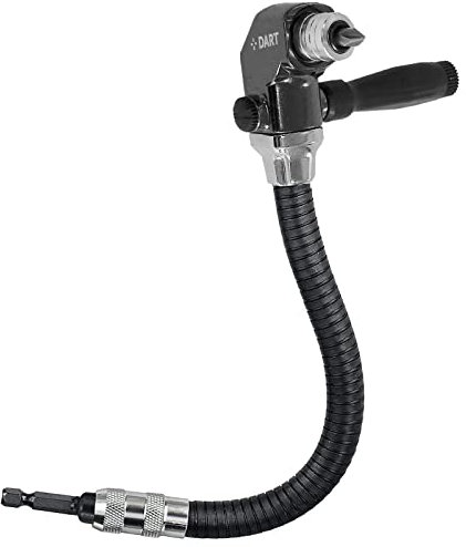 DART 300mm Flexible Angle Driver - Flexible Drill Bit Extension with Magnetic Bit Holder for Impact Driver - Right Angle Drill Attachment for Home Improvement