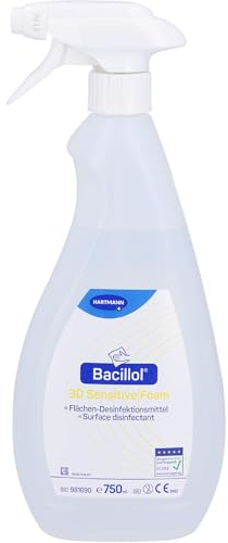HARTMANN Bacillol 30 Sensitive Foam Flächen-Desinfektionsmittel, 750 ml Lösung