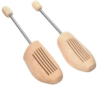 BY BNS Comfort Concept Schuhspanner Schuhdehner aus Echt-Holz mit Metall-Spiralfeder, Holz-Schuhformer, Schuhstrecker, atmungsaktiv, Gr. 46-48 Herren, 1 Paar