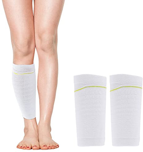2Pcs Catheter Leg Bag Holder, Foley Leg Bag Sleeve, Fabric Catheter Sleeves Leg Bag Holder, Drainage Bags Calf Holder Strap, Elastic Catheter Sleeve for Legs (S)