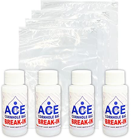 CornholeAce ACE Cornhole Bag – Einbruch-Set (4 Flaschen)