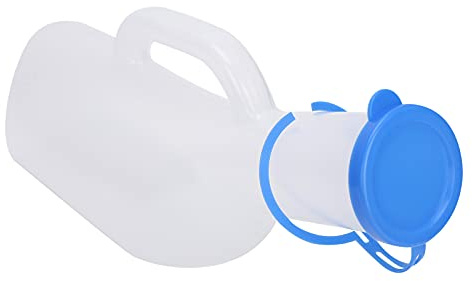 Bottiglia per urina maschile, orinatoio in plastica, per pazienti costretti a letto, per l'assistenza sanitaria, 1000 ml