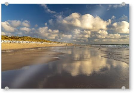 artboxONE Acrylglasbild 120x80 cm Reise/Strand und Meer Westerland Sylt - Bild westerland nordsee Strand