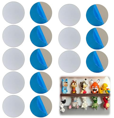 yotutun metallplättchen selbstklebend, 100 Stück Selbstklebende metallplättchen, metallplatte rund metallplättchen für Magnete