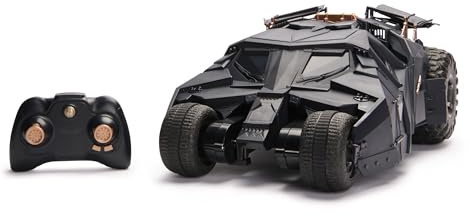 DC Comics, Batmobile Radiocomandata da Batman il Cavaliere Oscuro. Giochi per Bambini e Bambine, 3+ Anni