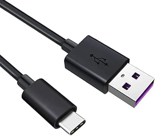 eeTao USB Type C Charging Cable Charger Power Cord Compatible with Lolssa ‎5614 Pro max Tire Inflator Portable Air Compressor Electric Air Pump for Car/Motorcycle/Bike/Ball Power Supply Cable Cord