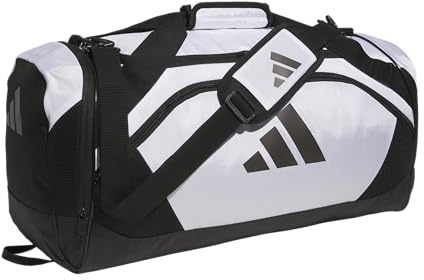adidas Unisex Sporttasche für Damen und Herren, Weiß/Schwarz/2, Einheitsgröße, Sporttasche für Damen und Herren
