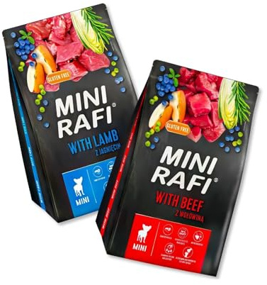Dry Dog Food - For Small Breed Dogs - RAFI MINI - Complete Dry Food Healthy Nutritious- Dolina Noteci (3kg)