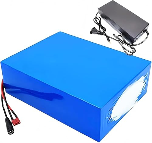 Batería De Bicicleta Eléctrica 72V 20Ah con Cargador, Batería De Iones De Litio para Bicicleta Eléctrica, Protección BMS Integrada para Motor De 200-1600 W